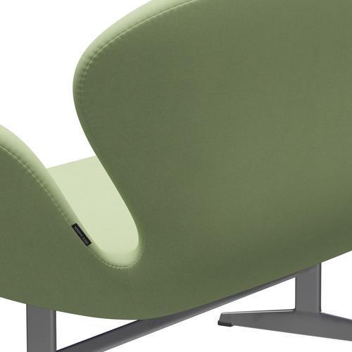 [product_category]-Fritz Hansen Swan Sofa 2 Seater, Silver Grey/Divina Light Yellow-Fritz Hansen-3321-DIV846-SGBASE-FRI-5