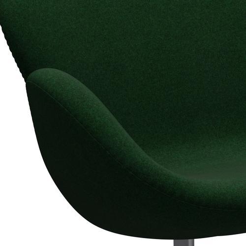 [product_category]-Fritz Hansen Swan Sofa 2 Seater, Silver Grey/Divina Melange Forest Green-Fritz Hansen-3321-DIM977-SGBASE-FRI-7