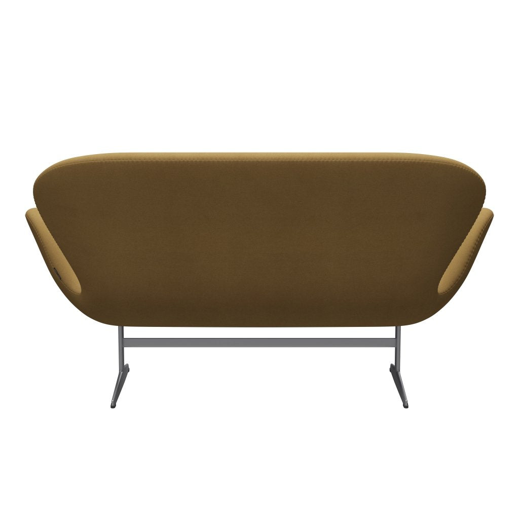 [product_category]-Fritz Hansen Swan Sofa 2 Seater, Silver Grey/Divina Sand Light-Fritz Hansen-3321-DIV236-SGBASE-FRI-4