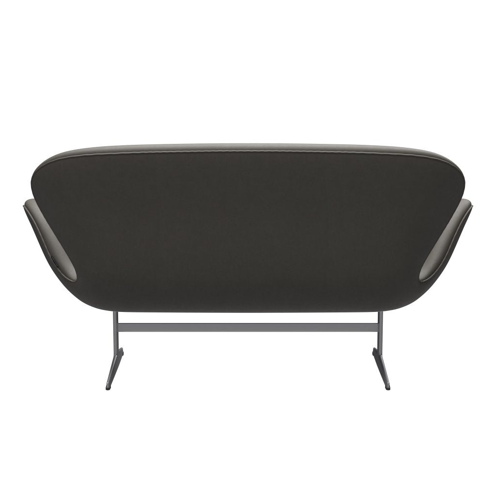 [product_category]-Fritz Hansen Swan Sofa 2 Seater, Silver Grey/Essential Lava-Fritz Hansen-3321-STLAVA-SGBASE-FRI-4