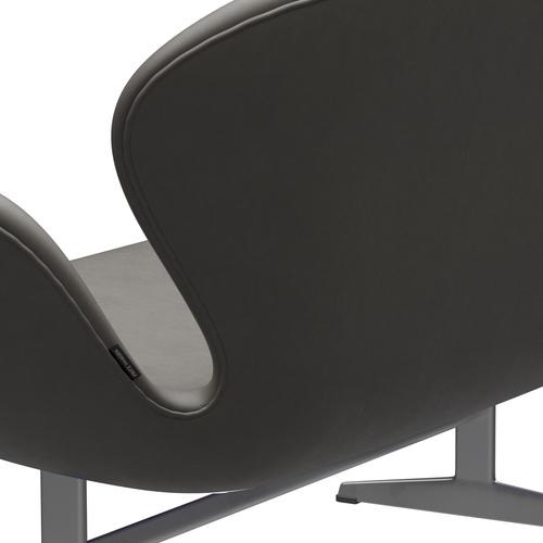 [product_category]-Fritz Hansen Swan Sofa 2 Seater, Silver Grey/Essential Lava-Fritz Hansen-3321-STLAVA-SGBASE-FRI-5