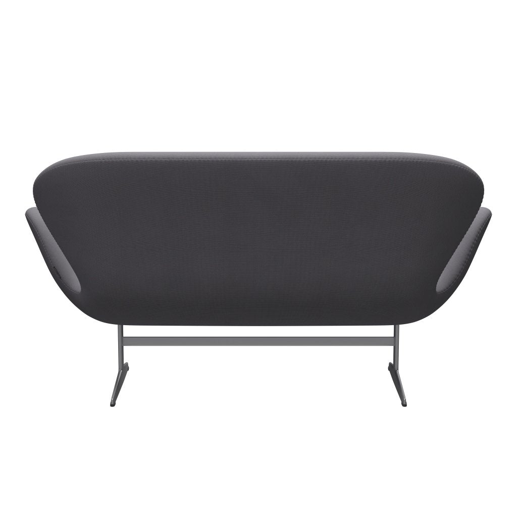 [product_category]-Fritz Hansen Swan Sofa 2 Seater, Silver Grey/Fame Grey (60078)-Fritz Hansen-3321-F60078-SGBASE-FRI-4