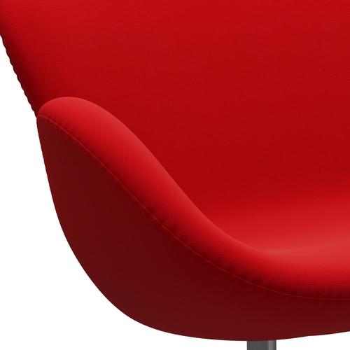 [product_category]-Fritz Hansen Swan Sofa 2 Seater, Silver Grey/Fame Red (64119)-Fritz Hansen-3321-F64119-SGBASE-FRI-7