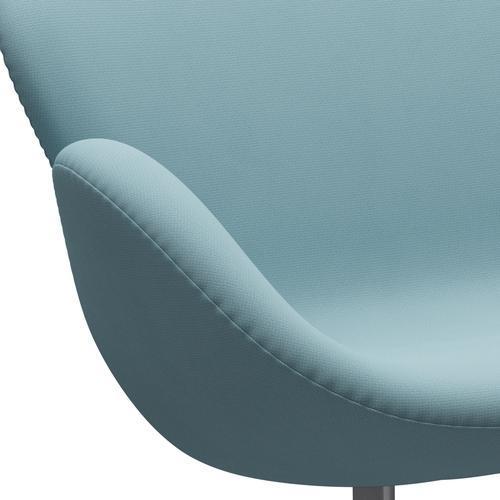 [product_category]-Fritz Hansen Swan Sofa 2 Seater, Silver Grey/Fame Turquoise Light-Fritz Hansen-3321-F67068-SGBASE-FRI-5