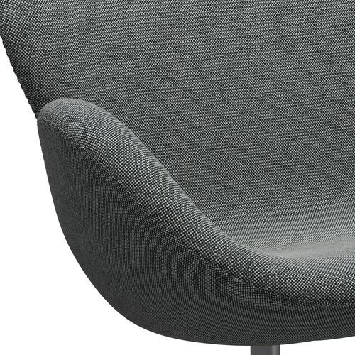 [product_category]-Fritz Hansen Swan Sofa 2 Seater, Silver Grey/Hallingdal White/Brown-Fritz Hansen-3321-HAL126-SGBASE-FRI-7