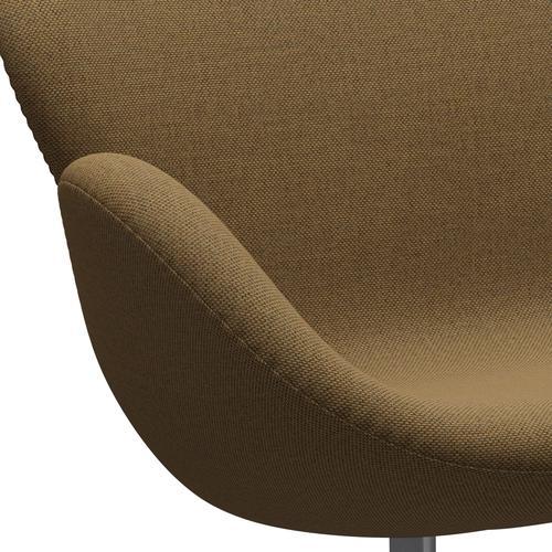 [product_category]-Fritz Hansen Swan Sofa 2 Seater, Silver Grey/Re Wool Mustard/Natural-Fritz Hansen-3321-REW358-SGBASE-FRI-7