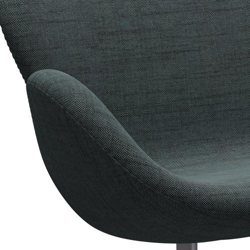 [product_category]-Fritz Hansen Swan Sofa 2 Seater, Silver Grey/Sunniva Black/Light Blue-Fritz Hansen-3321-SV763-SGBASE-FRI-7