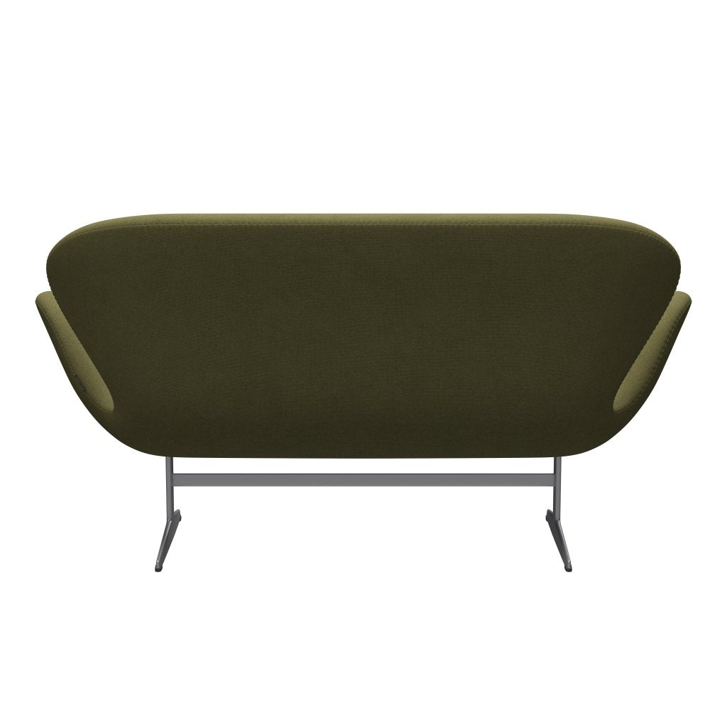 [product_category]-Fritz Hansen Swan Sofa 2 Seater, Silver Grey/Tonus Dusty Green-Fritz Hansen-3321-TON964-SGBASE-FRI-4