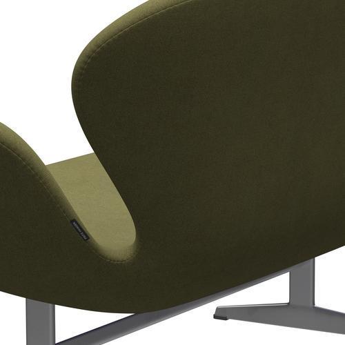 [product_category]-Fritz Hansen Swan Sofa 2 Seater, Silver Grey/Tonus Dusty Green-Fritz Hansen-3321-TON964-SGBASE-FRI-5