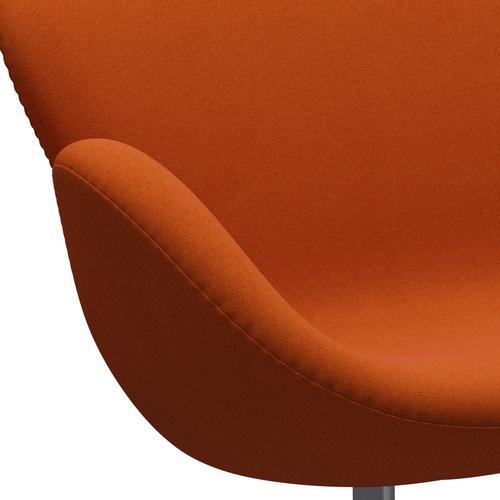 [product_category]-Fritz Hansen Swan Sofa 2 Seater, Silver Grey/Tonus Orange (605)-Fritz Hansen-3321-TON605-SGBASE-FRI-7
