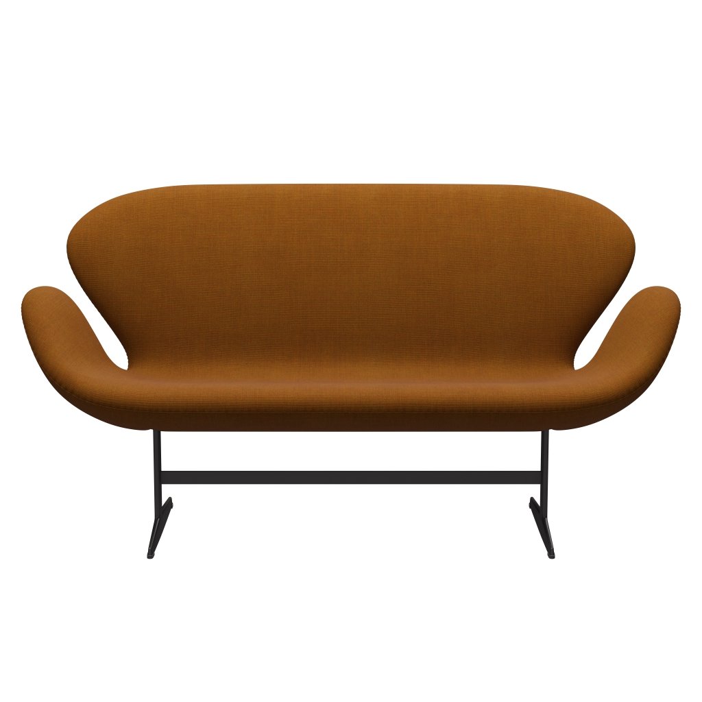 [product_category]-Fritz Hansen Swan Sofa 2 Seater, Warm Graphite/Canvas Dark Beige-Fritz Hansen-3321-CA0424-WGBASE-FRI-1