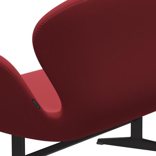 [product_category]-Fritz Hansen Swan Sofa 2 Seater, Warm Graphite/Capture Instant Red-Fritz Hansen-3321-CP5401-WGBASE-FRI-5