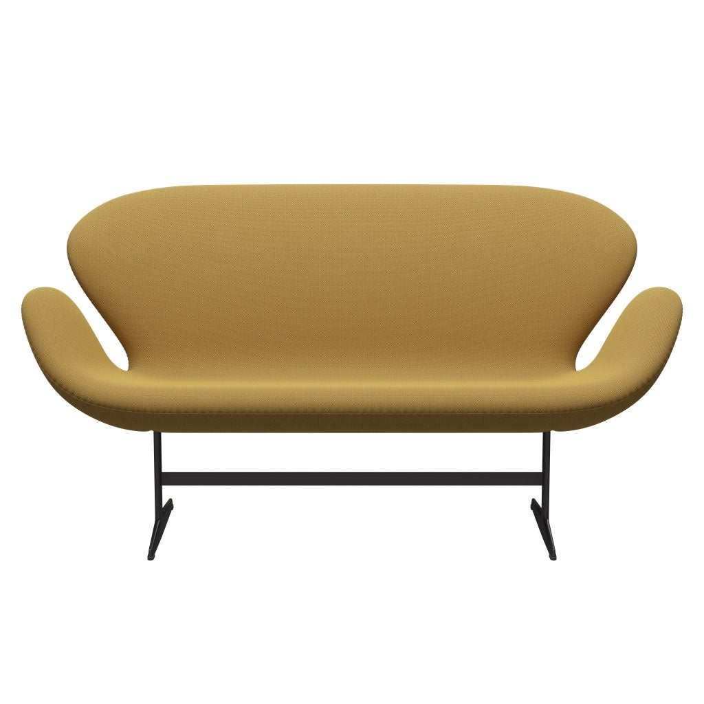 [product_category]-Fritz Hansen Swan Sofa 2 Seater, Warm Graphite/Capture Mustard Bright-Fritz Hansen-3321-CP6801-WGBASE-FRI-1