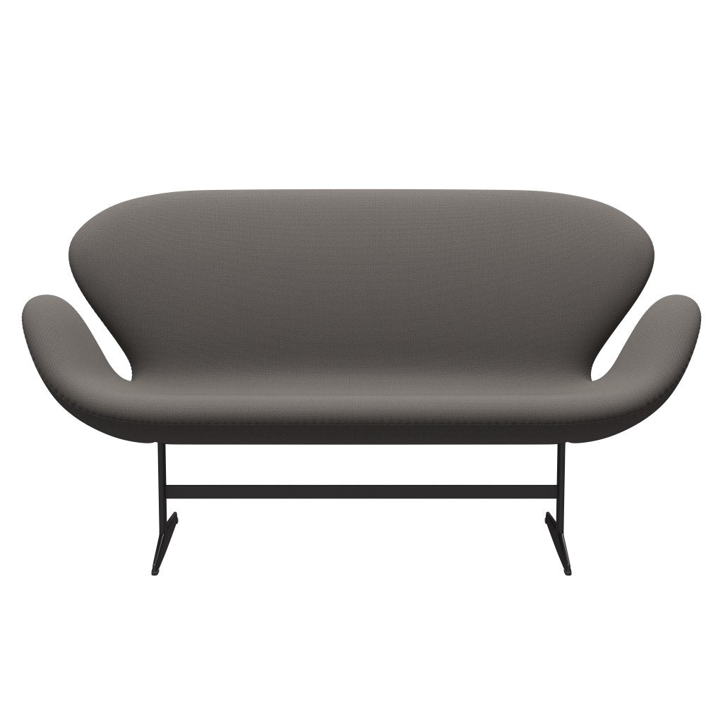 [product_category]-Fritz Hansen Swan Sofa 2 Seater, Warm Graphite/Capture Warm Dark Grey-Fritz Hansen-3321-CP4201-WGBASE-FRI-1