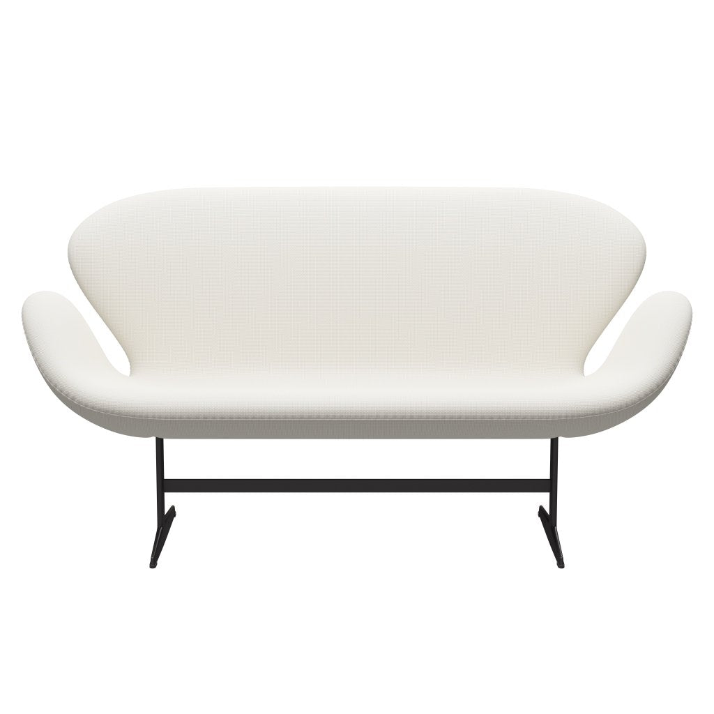 Fritz Hansen Swan Sofa 2 -sits, varm grafit/diablo snö