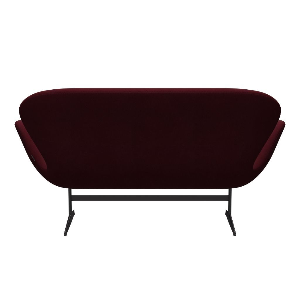 [product_category]-Fritz Hansen Swan Sofa 2 Seater, Warm Graphite/Divina Aubergine (671)-Fritz Hansen-3321-DIV671-WGBASE-FRI-4