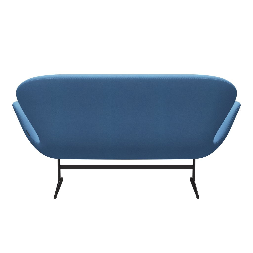 [product_category]-Fritz Hansen Swan Sofa 2 Seater, Warm Graphite/Divina Light Blue (712)-Fritz Hansen-3321-DIV712-WGBASE-FRI-4