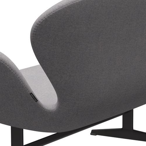 [product_category]-Fritz Hansen Swan Sofa 2 Seater, Warm Graphite/Divina Md Cool Light Grey-Fritz Hansen-3321-DMD713-WGBASE-FRI-5