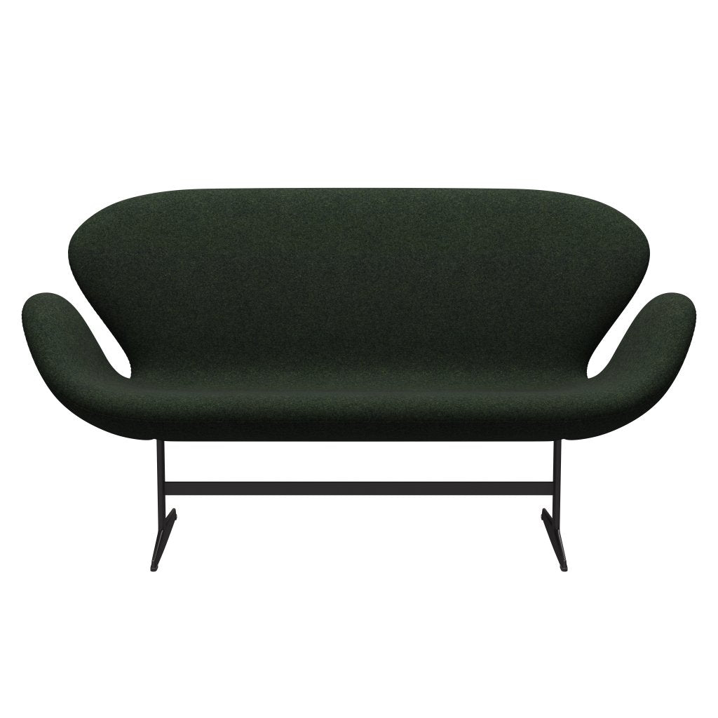 [product_category]-Fritz Hansen Swan Sofa 2 Seater, Warm Graphite/Divina Md Moss Green-Fritz Hansen-3321-DMD973-WGBASE-FRI-1