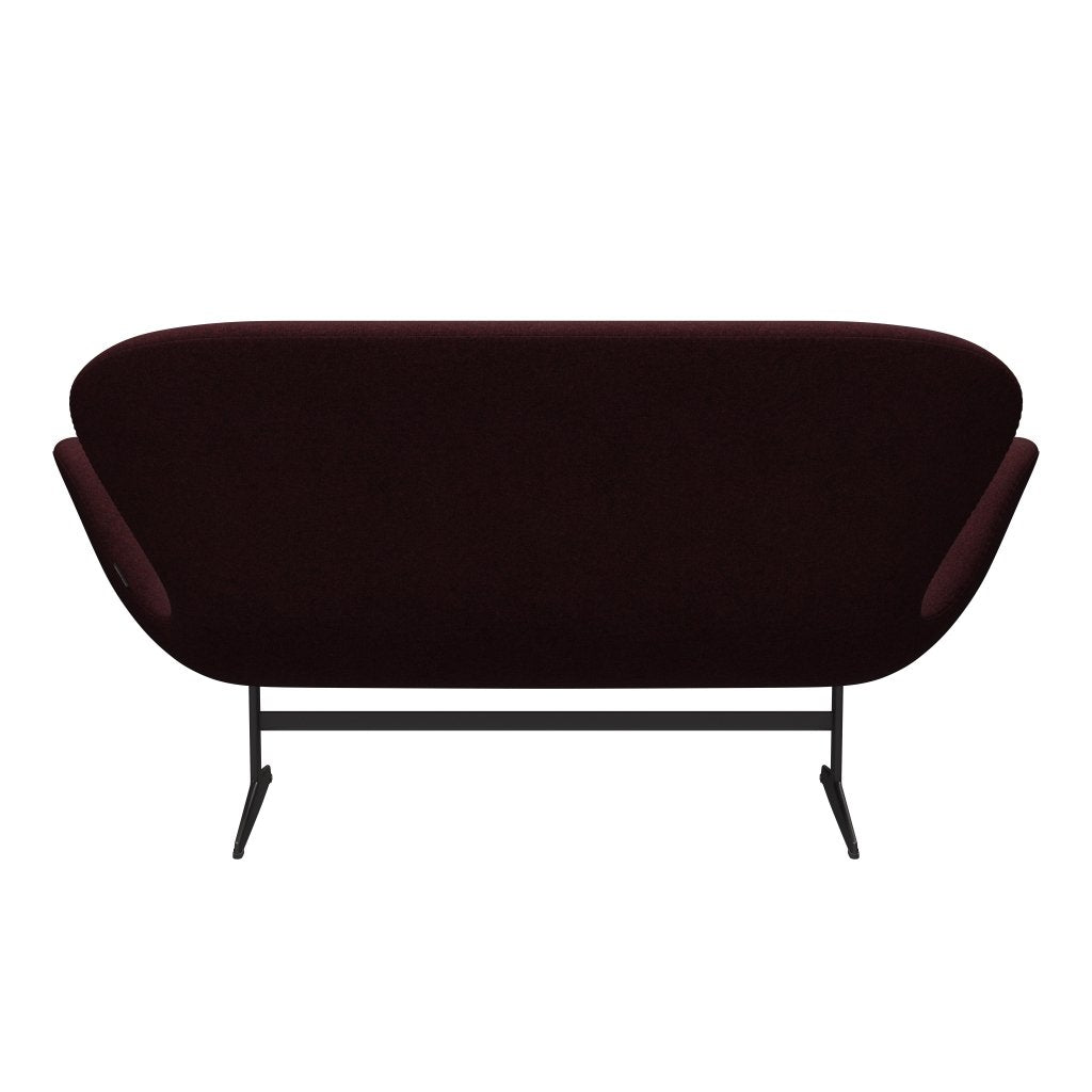 Fritz Hansen Swan Sofa 2 Seater, Warm Graphite/Divina Melange Pink Dark