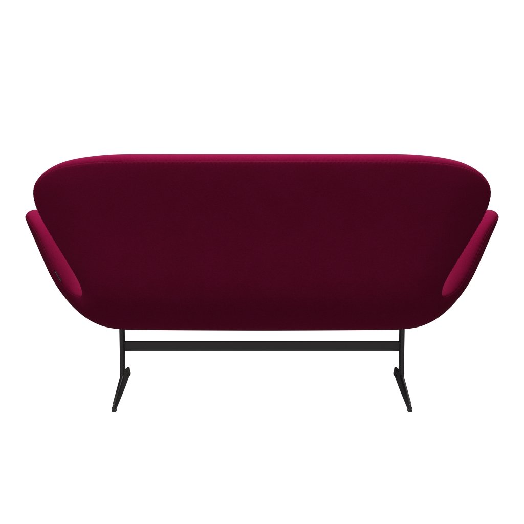 [product_category]-Fritz Hansen Swan Sofa 2 Seater, Warm Graphite/Divina Pink Dark-Fritz Hansen-3321-DIV662-WGBASE-FRI-4