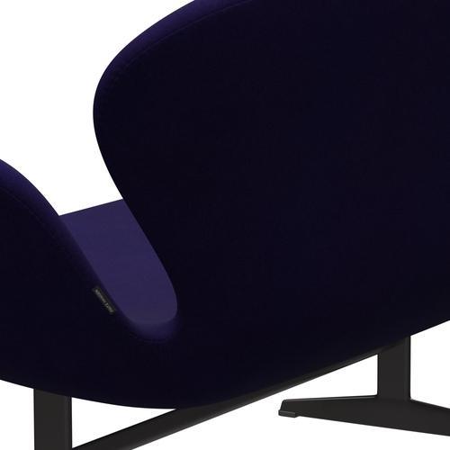 [product_category]-Fritz Hansen Swan Sofa 2 Seater, Warm Graphite/Divina Violet Dark (692)-Fritz Hansen-3321-DIV692-WGBASE-FRI-5