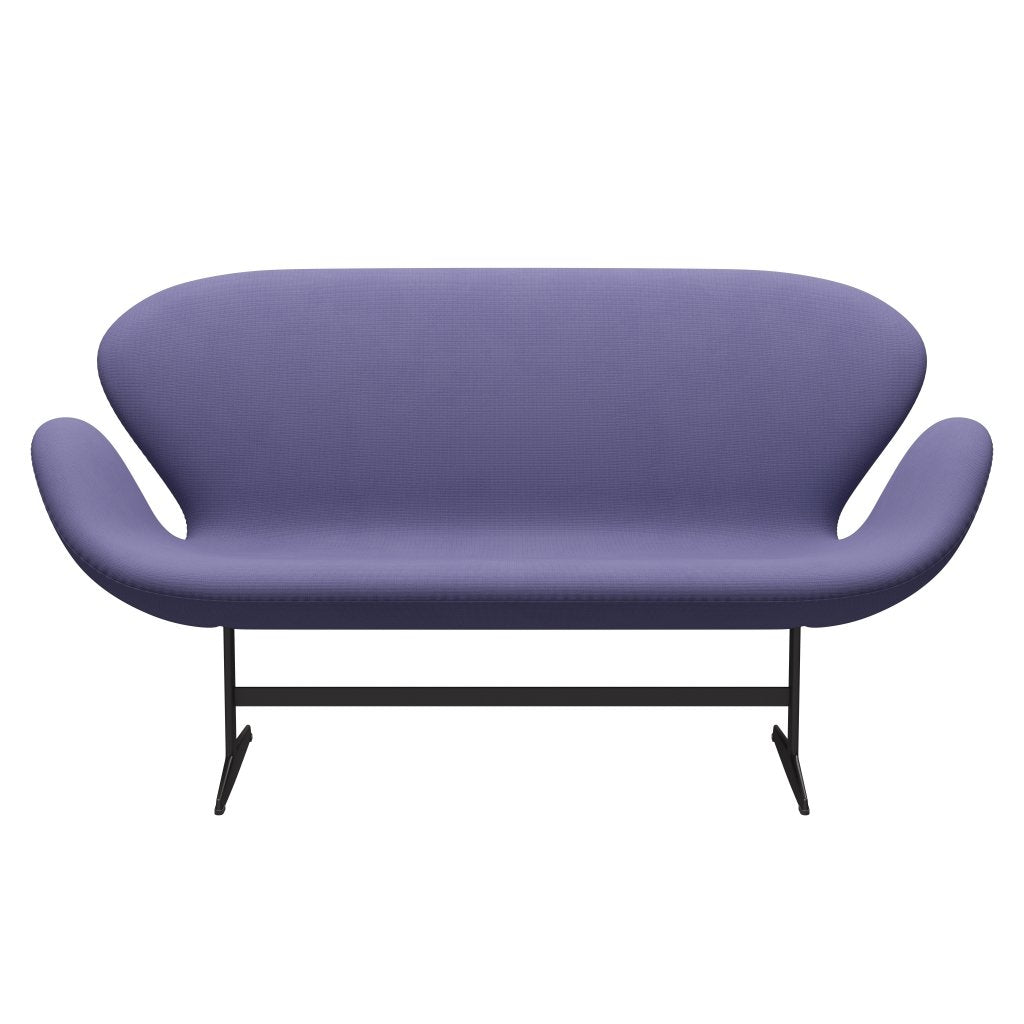 [product_category]-Fritz Hansen Swan Sofa 2 Seater, Warm Graphite/Fame Blue Violet-Fritz Hansen-3321-F65081-WGBASE-FRI-1