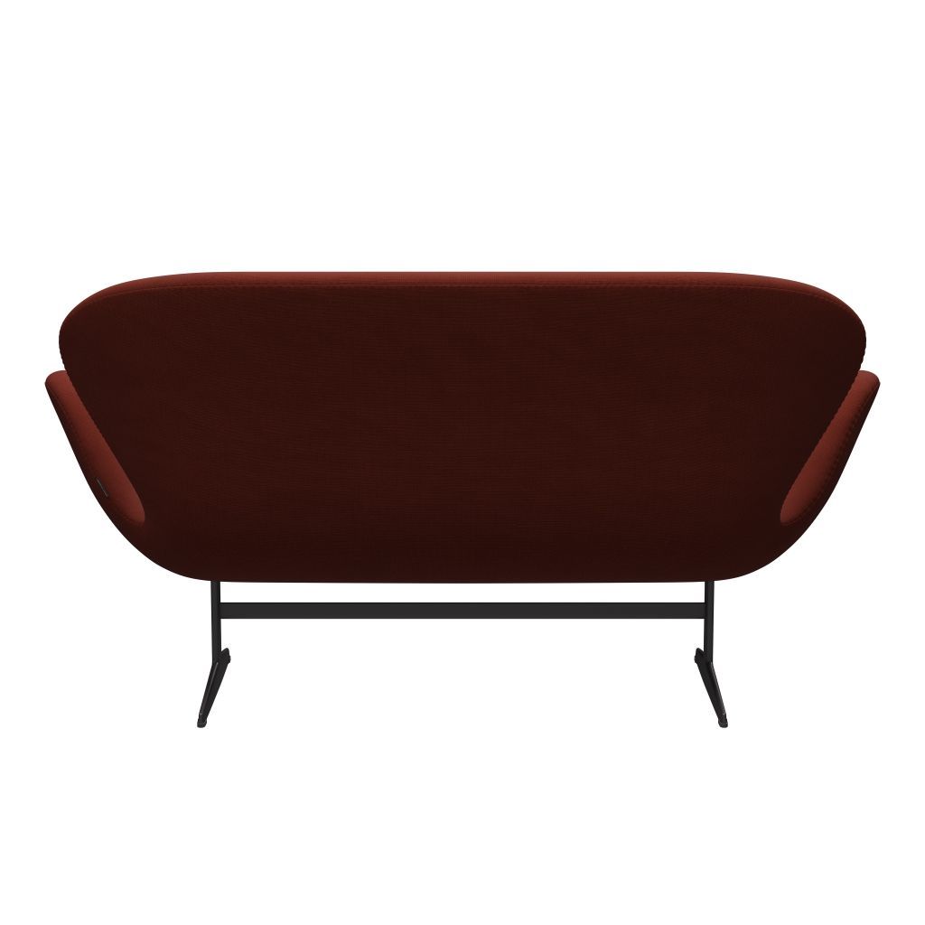 [product_category]-Fritz Hansen Swan Sofa 2 Seater, Warm Graphite/Fame Light Brown (63076)-Fritz Hansen-3321-F63076-WGBASE-FRI-4