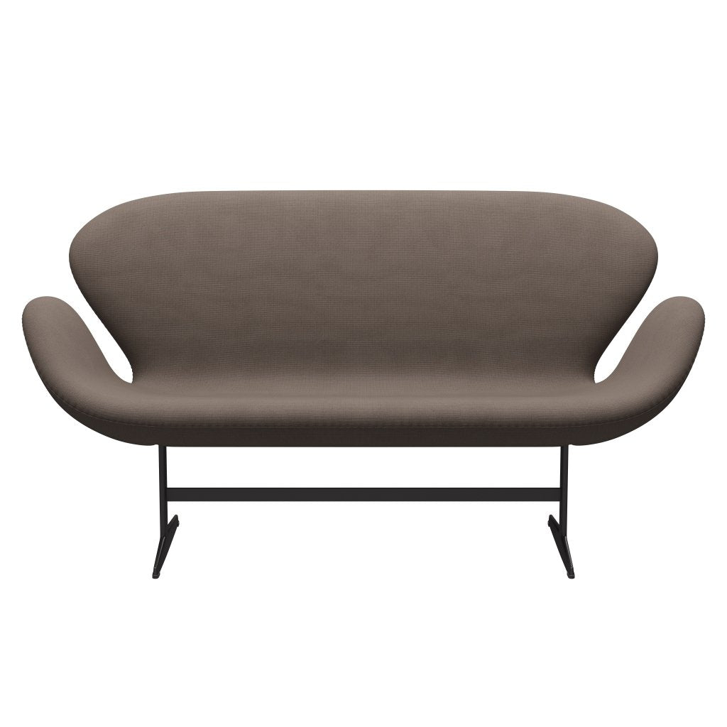 [product_category]-Fritz Hansen Swan Sofa 2 Seater, Warm Graphite/Fame Silver Dark-Fritz Hansen-3321-F61135-WGBASE-FRI-1