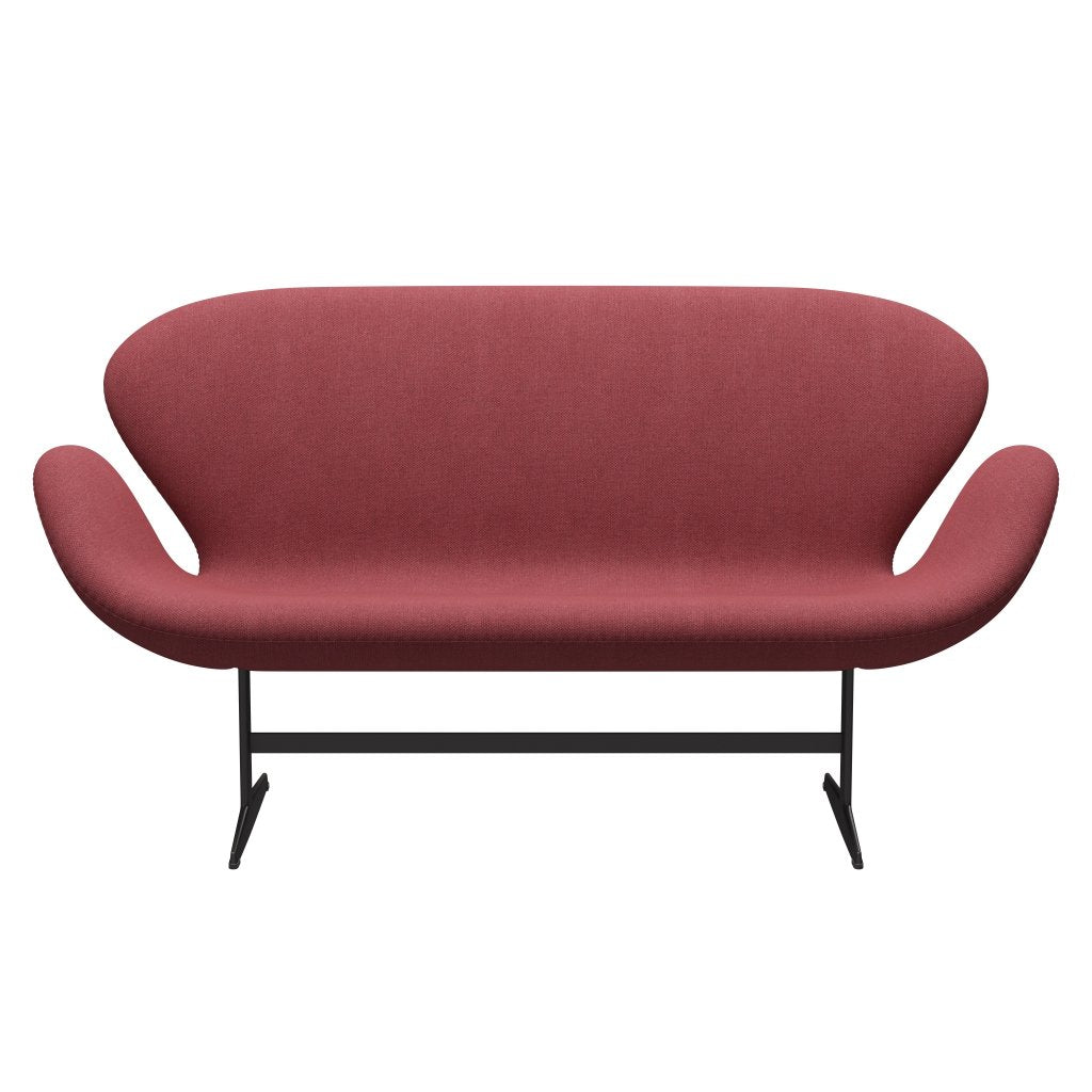 [product_category]-Fritz Hansen Swan Sofa 2 Seater, Warm Graphite/Fiord Pink-Fritz Hansen-3321-FIO662-WGBASE-FRI-1