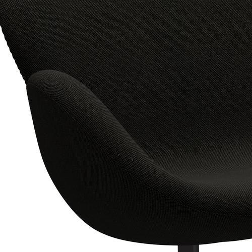 [product_category]-Fritz Hansen Swan Sofa 2 Seater, Warm Graphite/Hallingdal Black/Grey (173)-Fritz Hansen-3321-HAL173-WGBASE-FRI-7