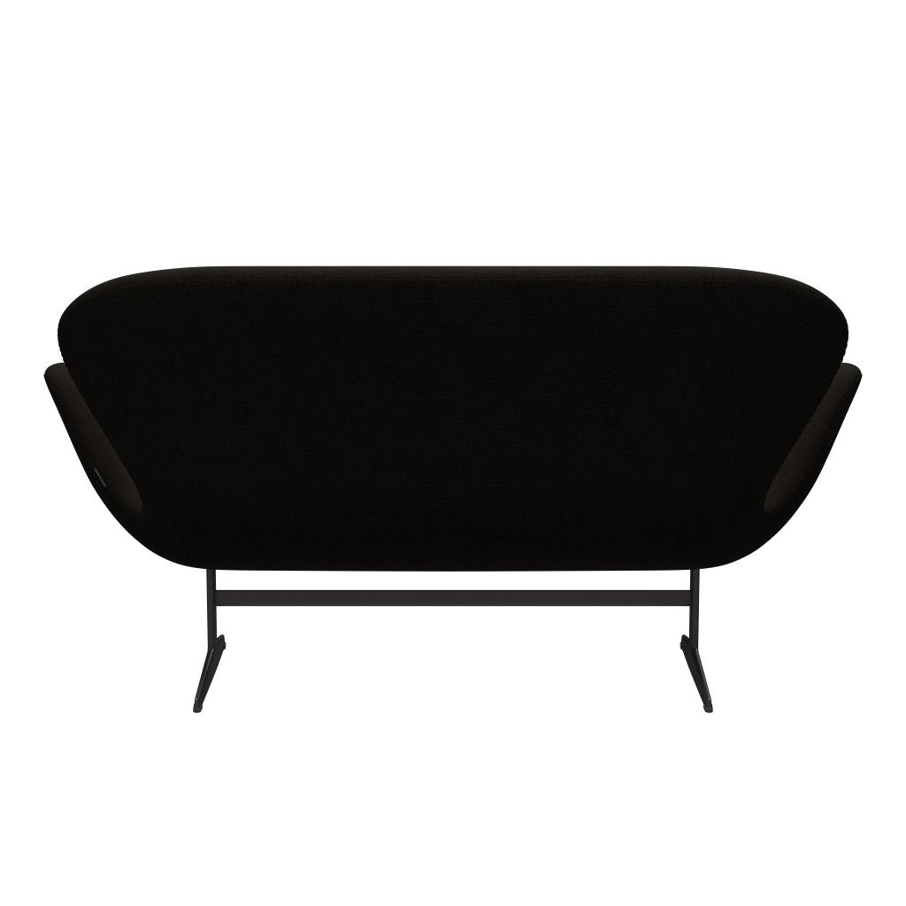 [product_category]-Fritz Hansen Swan Sofa 2 Seater, Warm Graphite/Hallingdal Dark Brown-Fritz Hansen-3321-HAL390-WGBASE-FRI-4