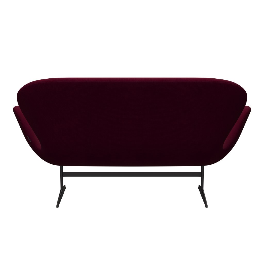 [product_category]-Fritz Hansen Swan Sofa 2 Seater, Warm Graphite/Hallingdal Pink Dark-Fritz Hansen-3321-HAL563-WGBASE-FRI-4