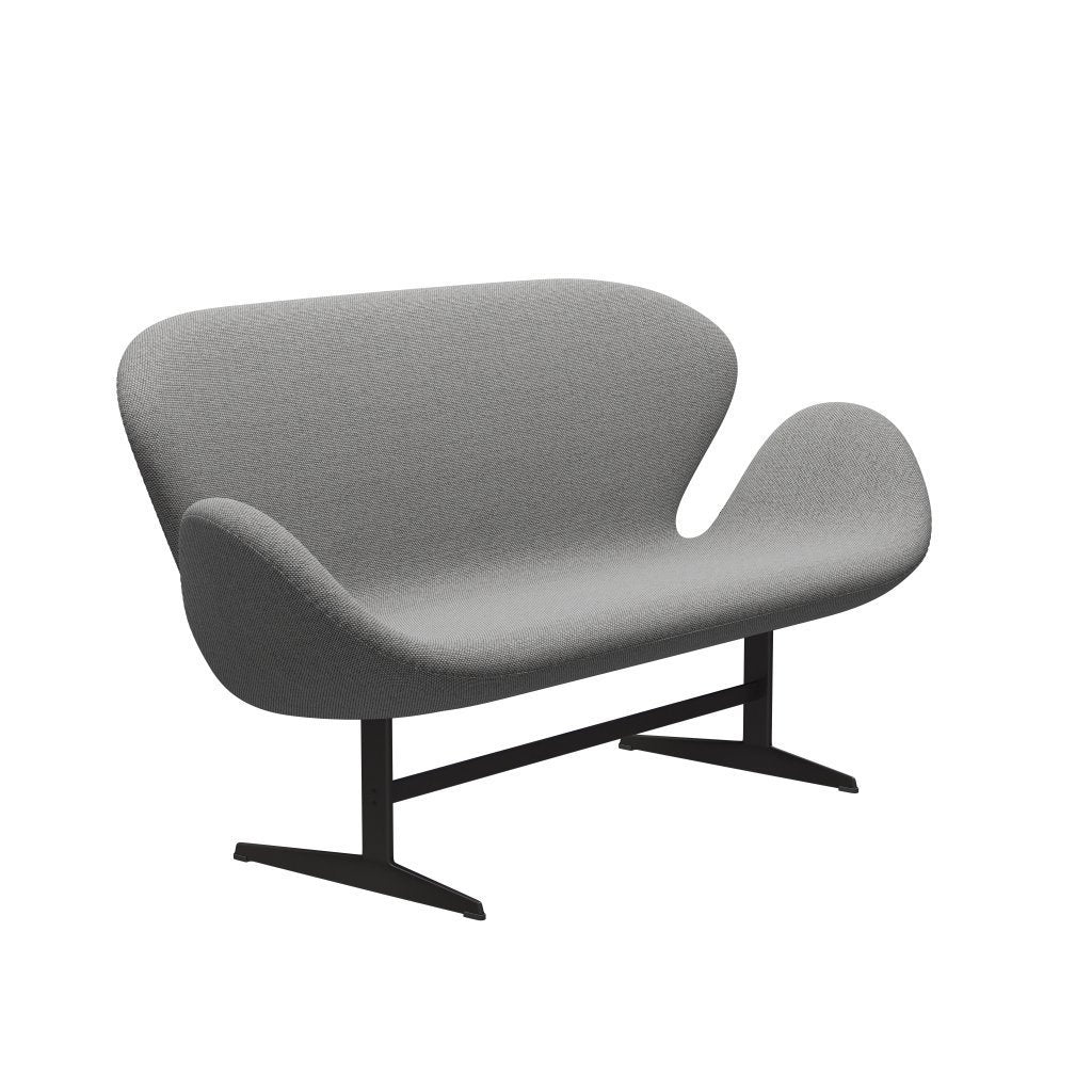 [product_category]-Fritz Hansen Swan Sofa 2 Seater, Warm Graphite/Re Wool Wool White/Natural-Fritz Hansen-3321-REW108-WGBASE-FRI-2