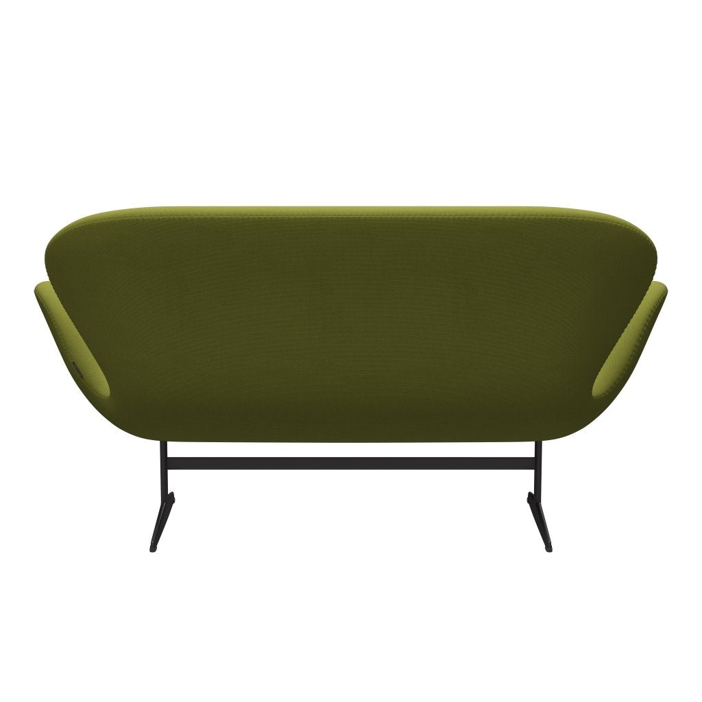 [product_category]-Fritz Hansen Swan Sofa 2 Seater, Warm Graphite/Steelcut Light Military Green-Fritz Hansen-3321-STI950-WGBASE-FRI-4