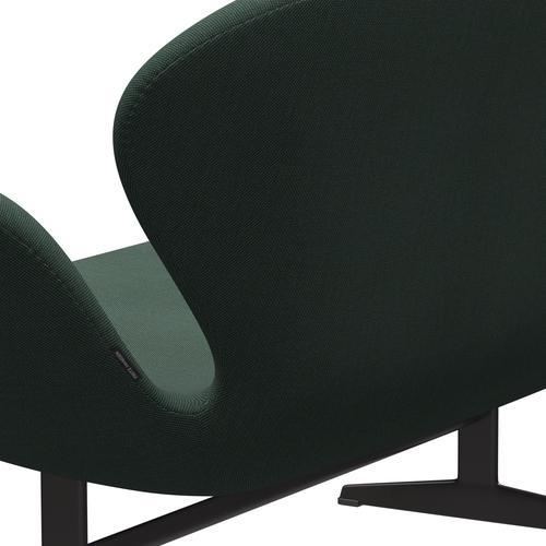 [product_category]-Fritz Hansen Swan Sofa 2 Seater, Warm Graphite/Steelcut Trio Dusty Green-Fritz Hansen-3321-STR966-WGBASE-FRI-5