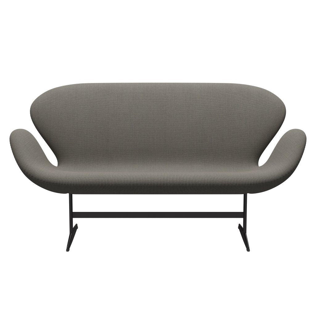 [product_category]-Fritz Hansen Swan Sofa 2 Seater, Warm Graphite/Steelcut Trio Light Brown-Fritz Hansen-3321-STR253-WGBASE-FRI-1