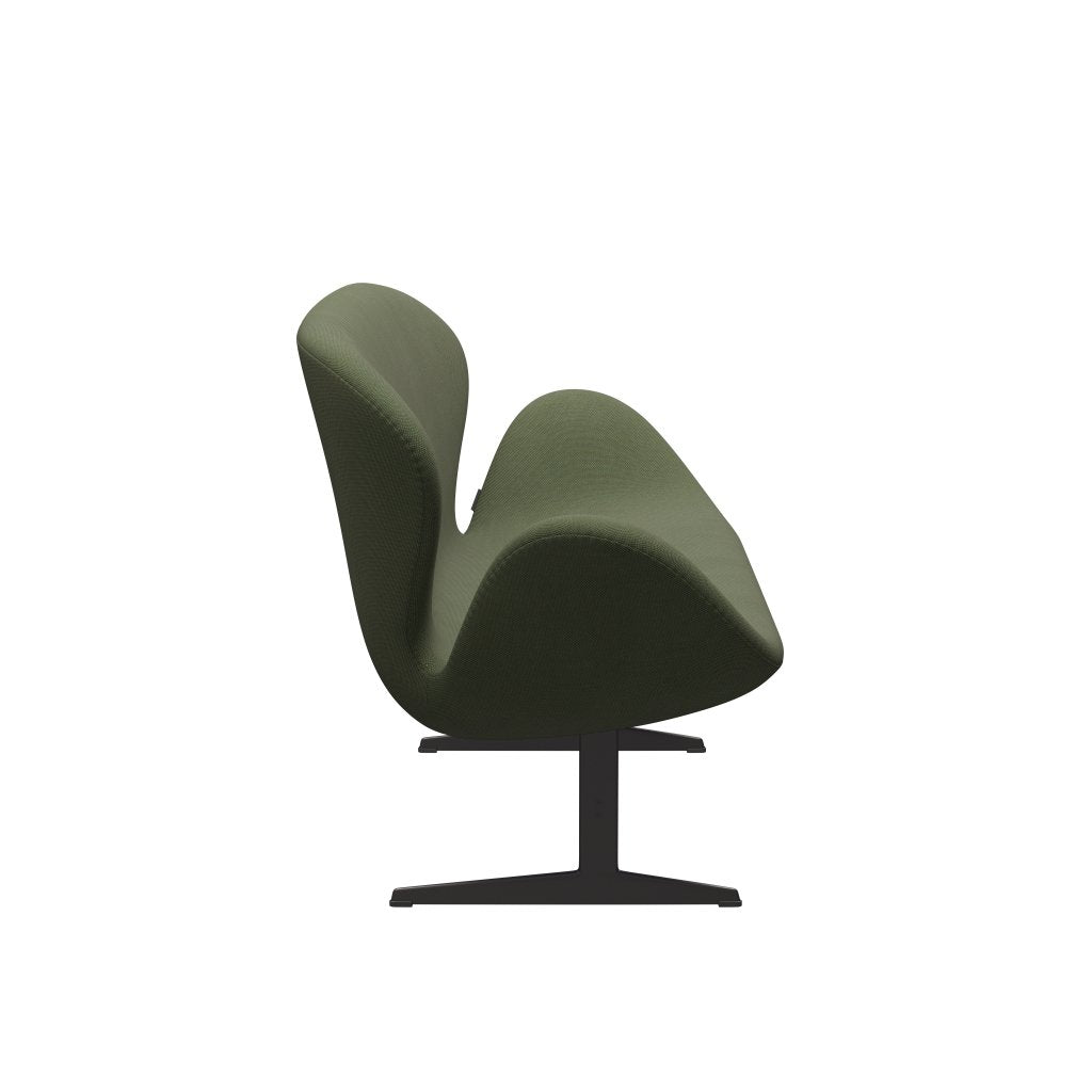 [product_category]-Fritz Hansen Swan Sofa 2 Seater, Warm Graphite/Steelcut Trio Soft Green-Fritz Hansen-3321-STR946-WGBASE-FRI-3