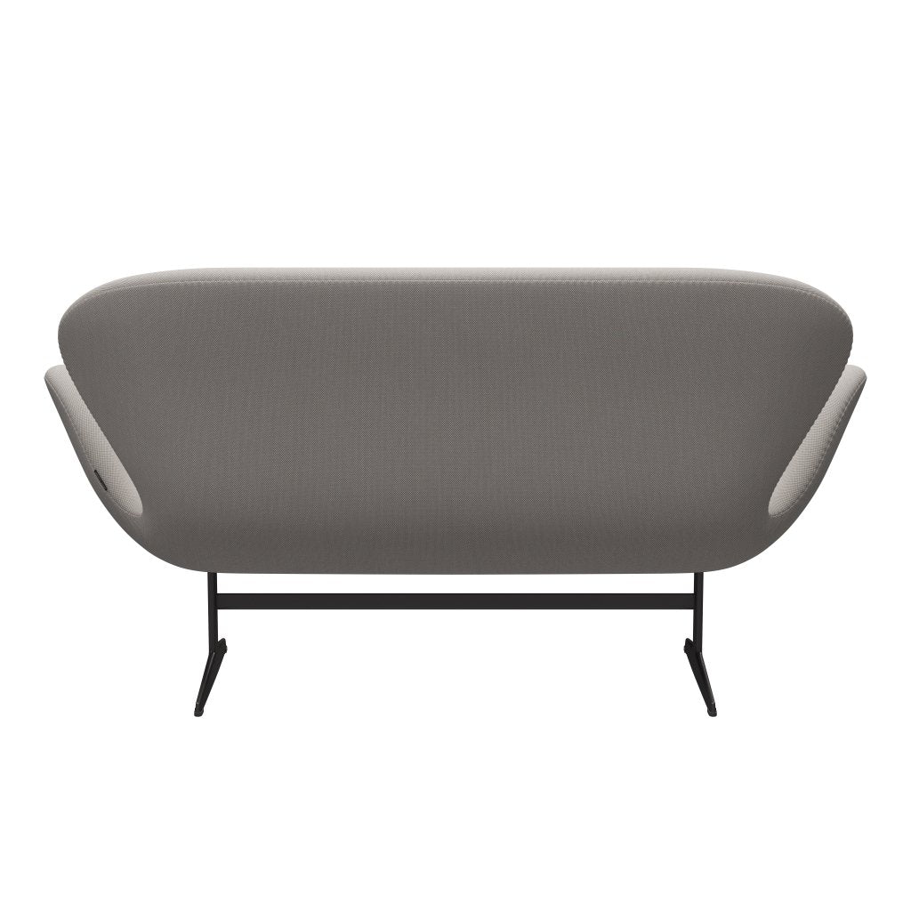 [product_category]-Fritz Hansen Swan Sofa 2 Seater, Warm Graphite/Steelcut Trio White & Grey-Fritz Hansen-3321-STR205-WGBASE-FRI-4