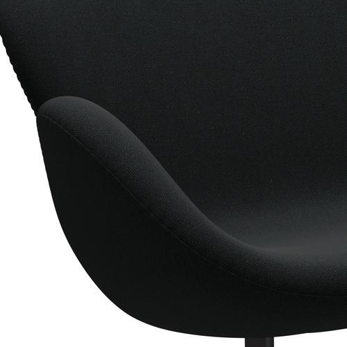 [product_category]-Fritz Hansen Swan Sofa 2 Seater, Warm Graphite/Sunniva Black (193)-Fritz Hansen-3321-SV193-WGBASE-FRI-7