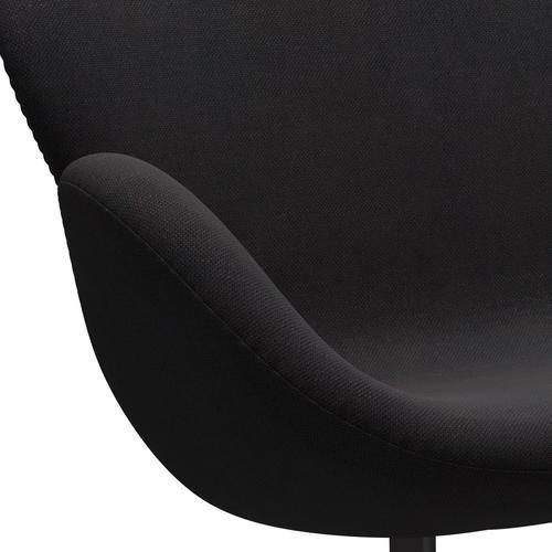 [product_category]-Fritz Hansen Swan Sofa 2 Seater, Warm Graphite/Sunniva Black (683)-Fritz Hansen-3321-SV683-WGBASE-FRI-7