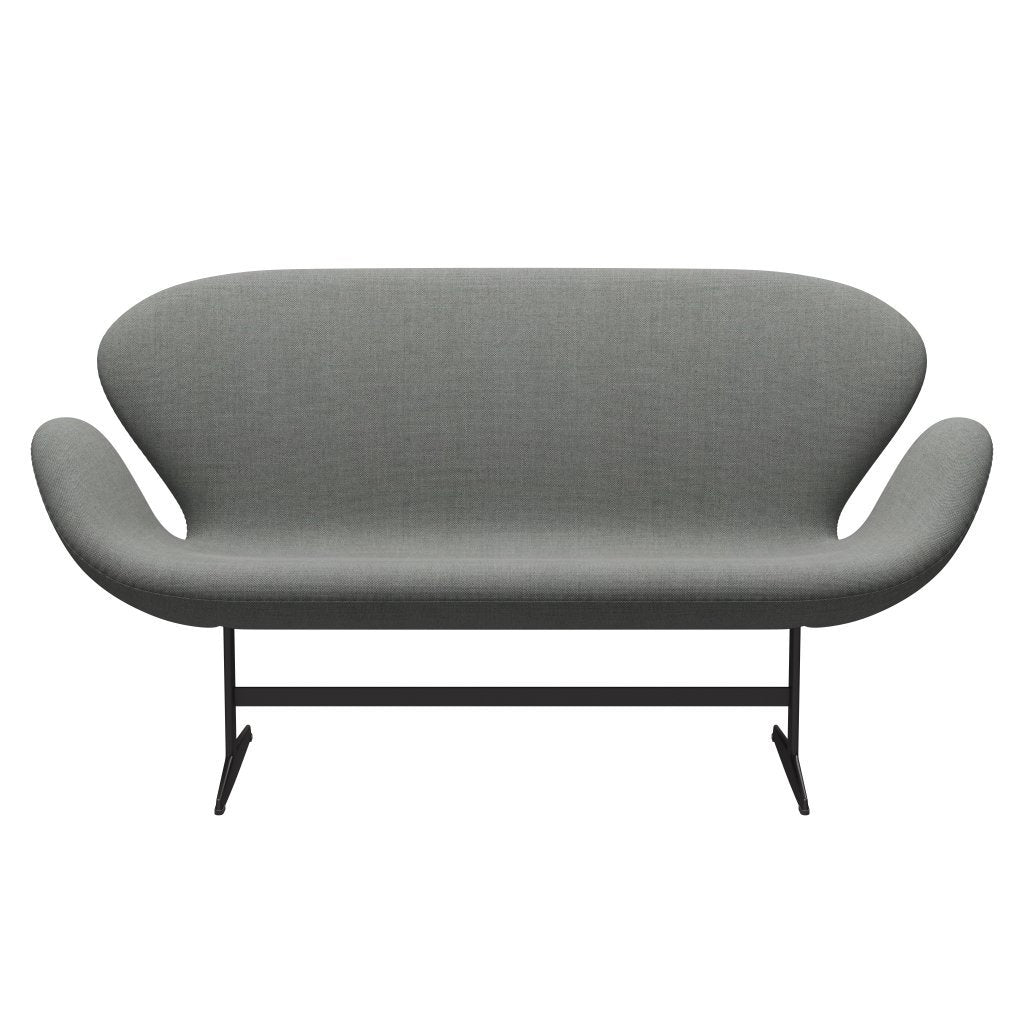 [product_category]-Fritz Hansen Swan Sofa 2 Seater, Warm Graphite/Sunniva Grey-Fritz Hansen-3321-SV242-WGBASE-FRI-1