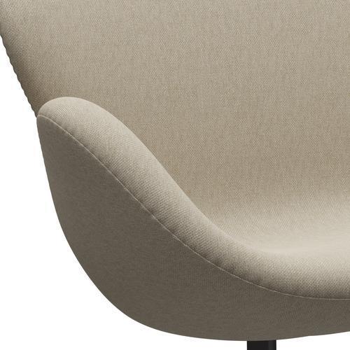 [product_category]-Fritz Hansen Swan Sofa 2 Seater, Warm Graphite/Sunniva Light Beige-Fritz Hansen-3321-SV233-WGBASE-FRI-7