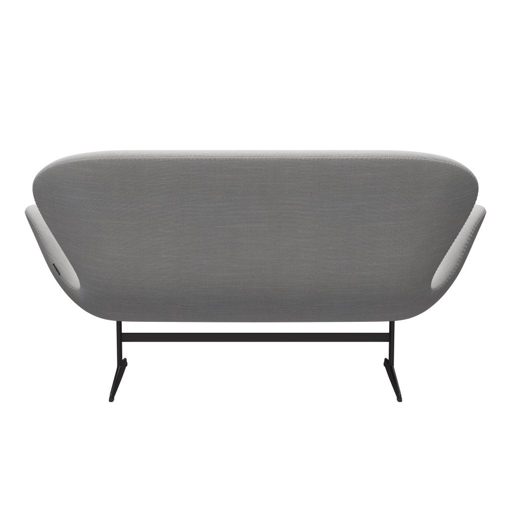 Fritz Hansen Swan Sofa 2 Seater, Warm Graphite/Sunniva Natural/Light Grey