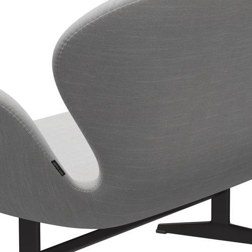 Fritz Hansen Swan Sofa 2 Seater, Warm Graphite/Sunniva Natural/Light Grey