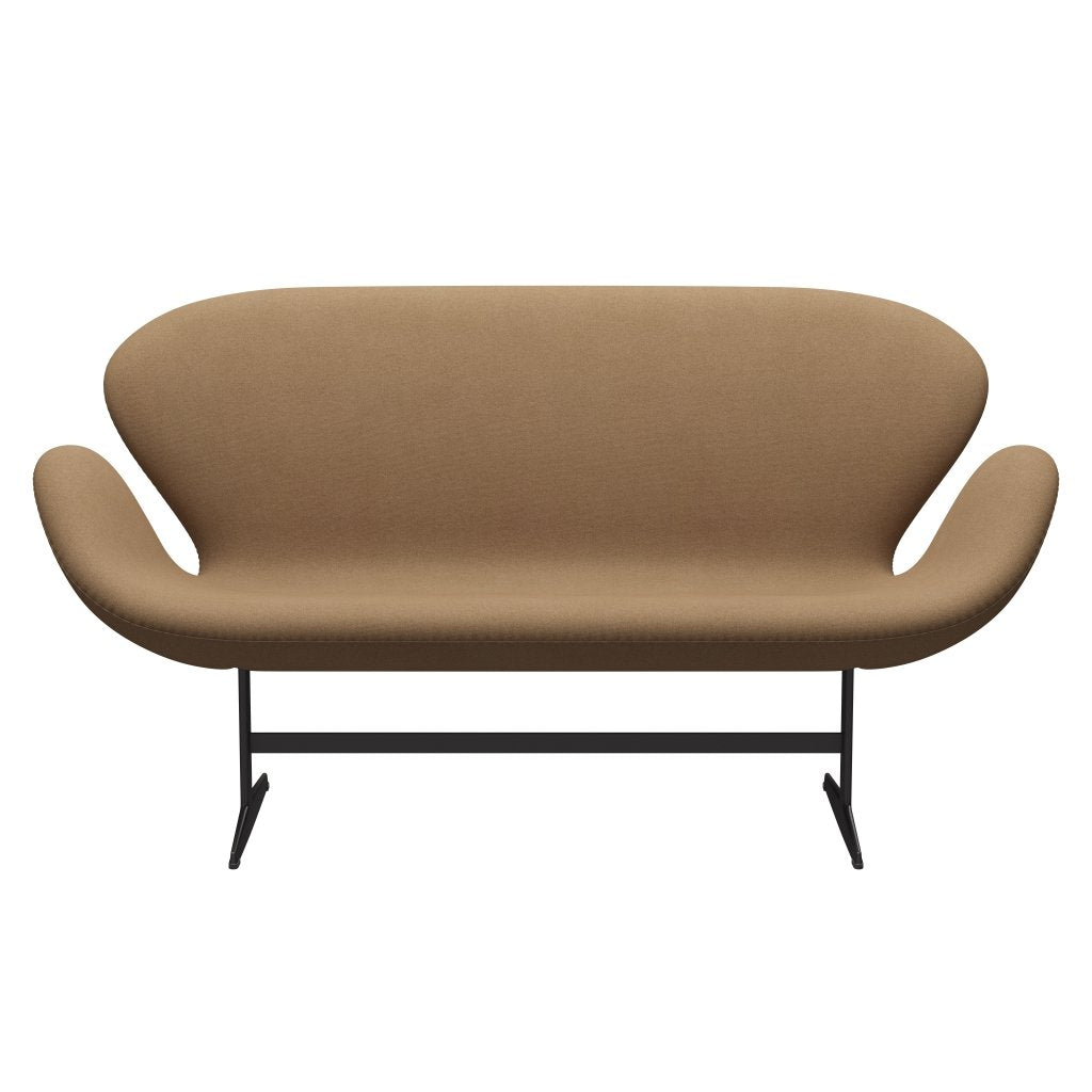 [product_category]-Fritz Hansen Swan Sofa 2 Seater, Warm Graphite/Tonus Camel-Fritz Hansen-3321-TON244-WGBASE-FRI-1