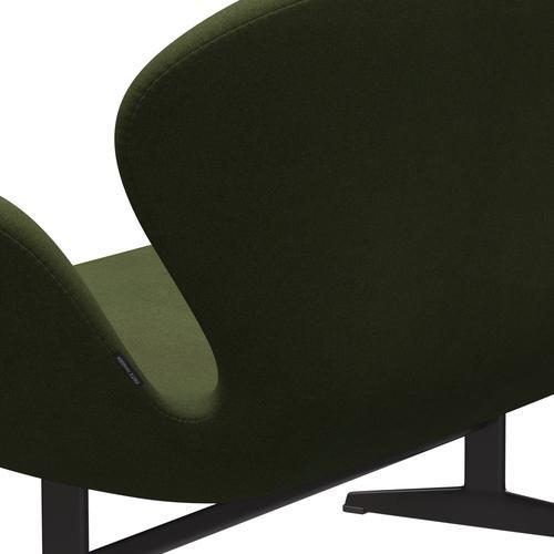 [product_category]-Fritz Hansen Swan Sofa 2 Seater, Warm Graphite/Tonus Military Green-Fritz Hansen-3321-TON131-WGBASE-FRI-5