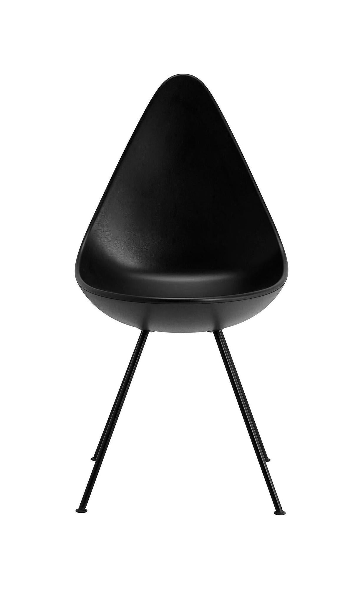 [product_category]-Fritz Hansen The Drop Chair Plastic Monochrome, Black-Fritz Hansen-3110MC-black-FRI-1