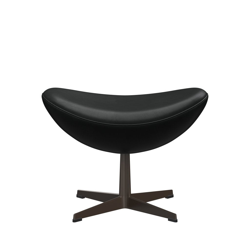 Fritz Hansen The Egg Foot Stool, Brown Bronze/Grace Black