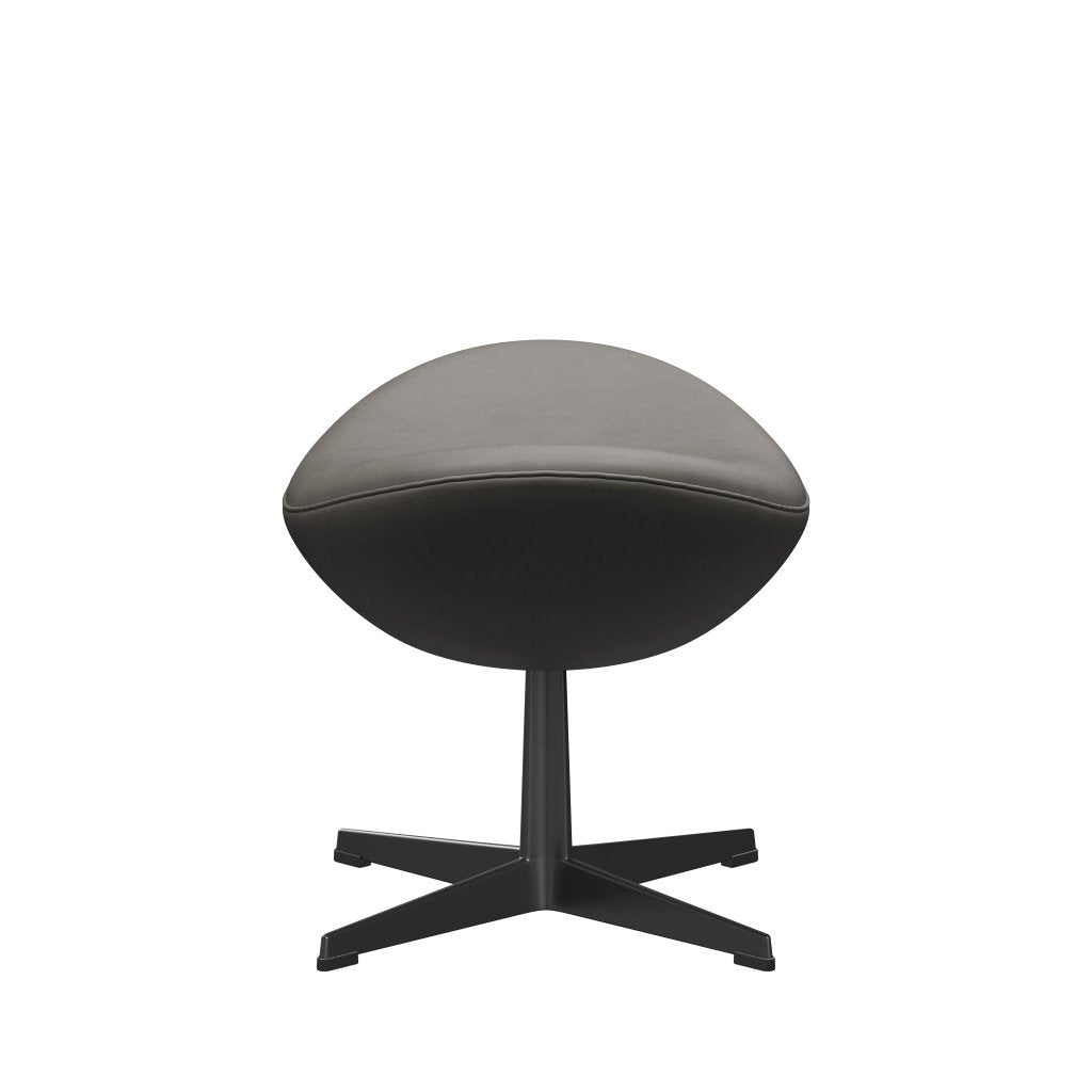 [product_category]-Fritz Hansen The Egg Footstool Leather, Black/Essential Lava-Fritz Hansen-3127-STLAVA-BLLA-FRI-3